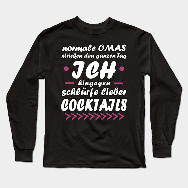 Cocktails Urlaub Sommer Sonne Party Spruch Long Sleeve T-Shirt by FindYourFavouriteDesign